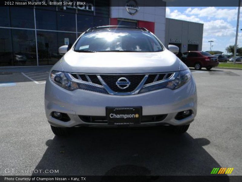 Brilliant Silver / Black 2012 Nissan Murano SL