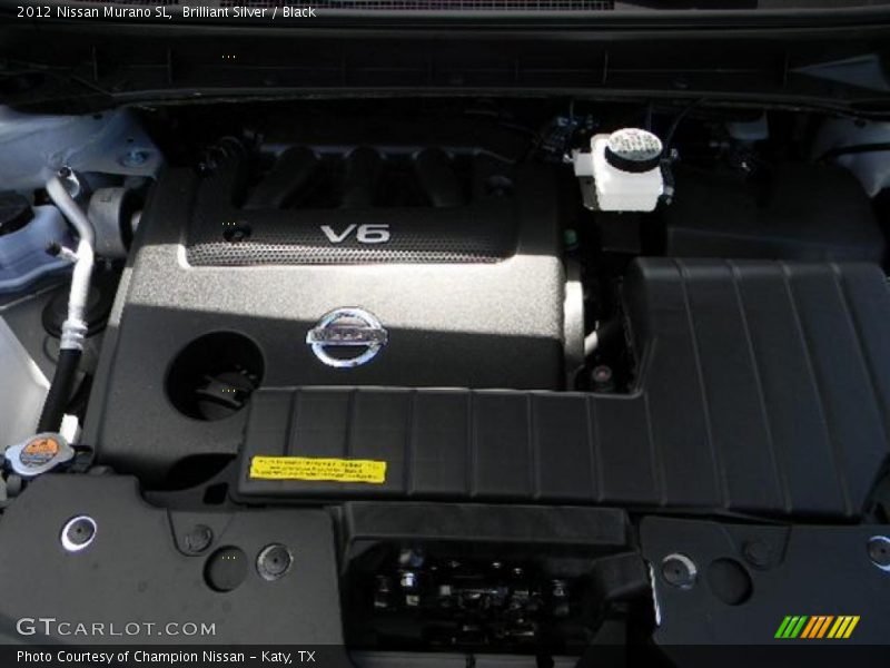 Brilliant Silver / Black 2012 Nissan Murano SL