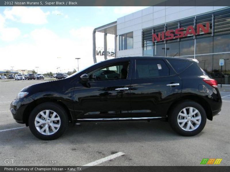 Super Black / Black 2012 Nissan Murano S