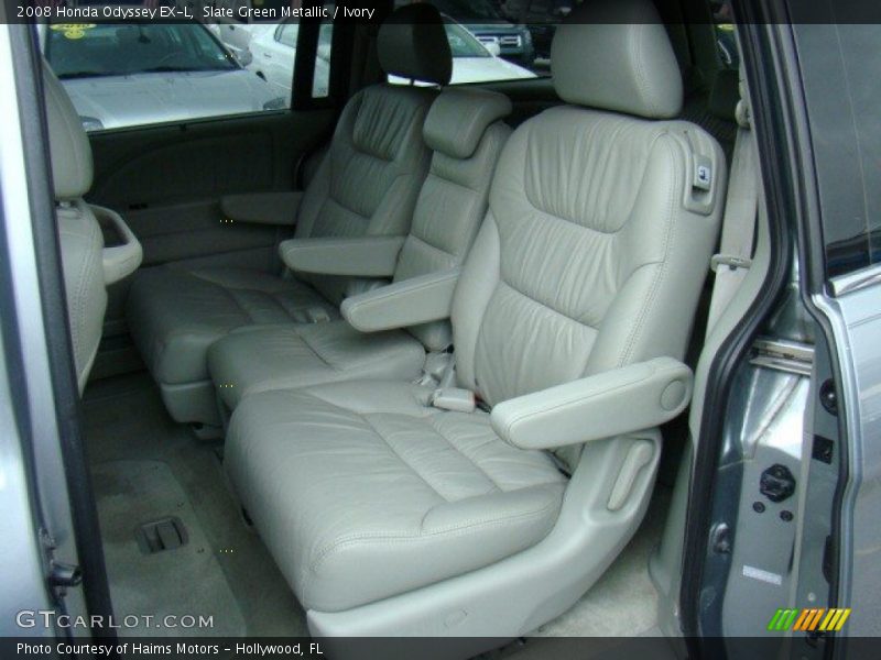 Slate Green Metallic / Ivory 2008 Honda Odyssey EX-L