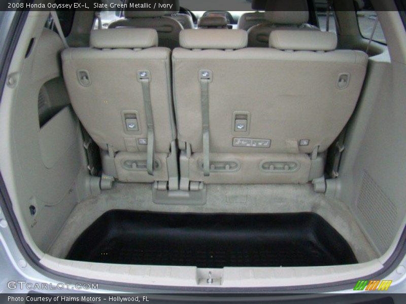 Slate Green Metallic / Ivory 2008 Honda Odyssey EX-L