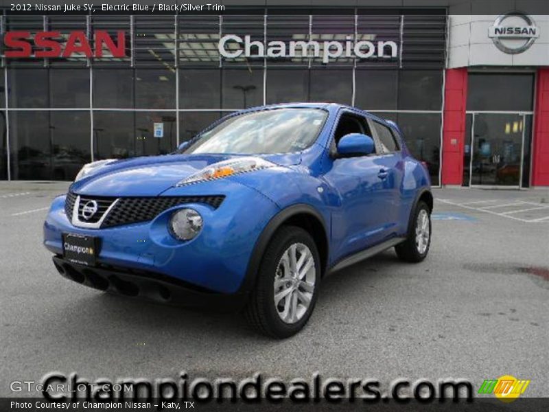 Electric Blue / Black/Silver Trim 2012 Nissan Juke SV