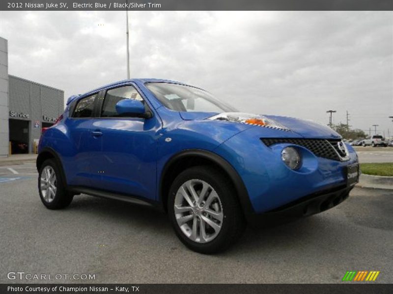 Electric Blue / Black/Silver Trim 2012 Nissan Juke SV