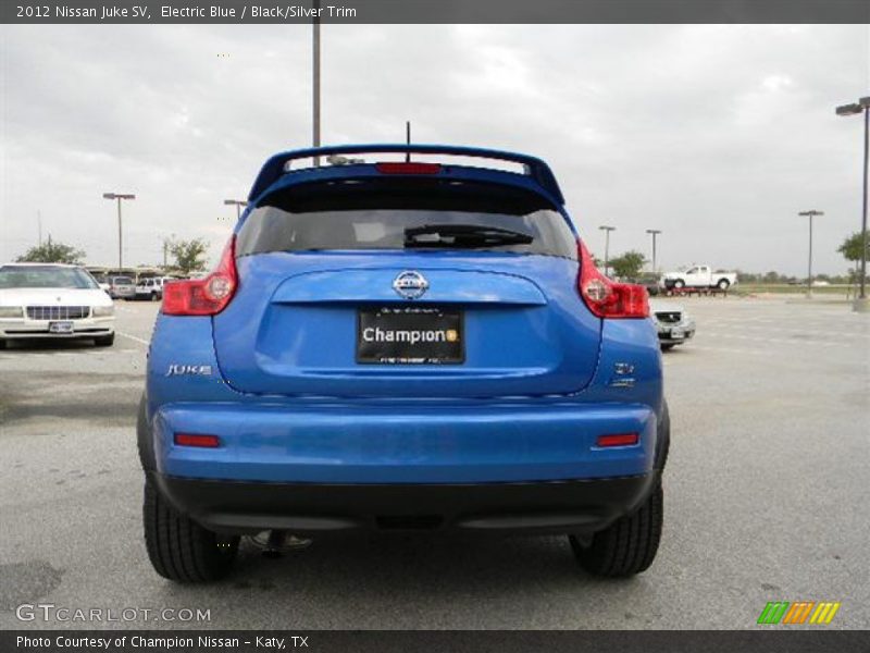 Electric Blue / Black/Silver Trim 2012 Nissan Juke SV