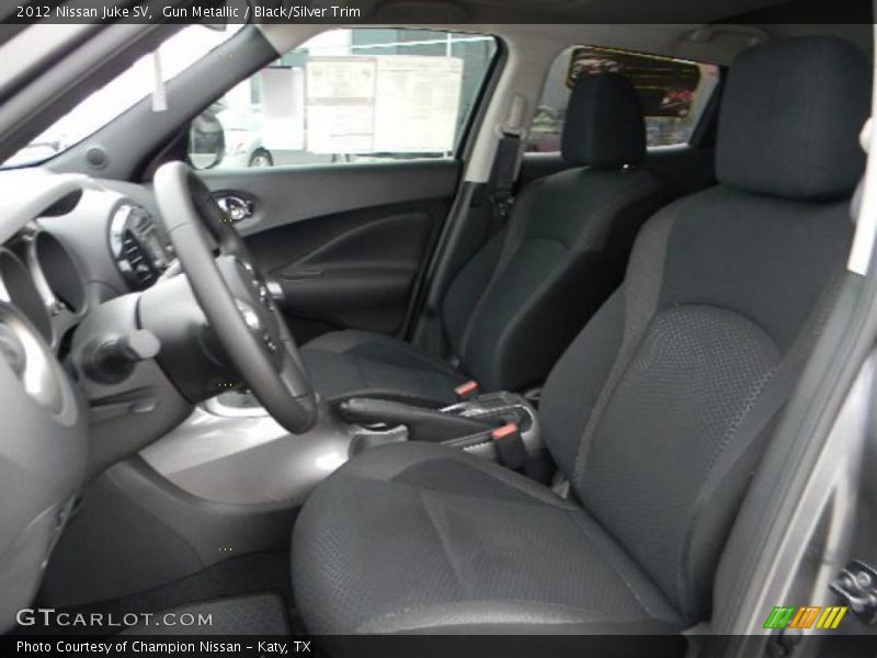 Gun Metallic / Black/Silver Trim 2012 Nissan Juke SV