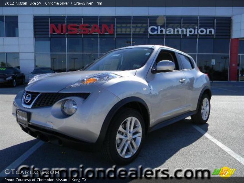 Chrome Silver / Gray/Silver Trim 2012 Nissan Juke SV