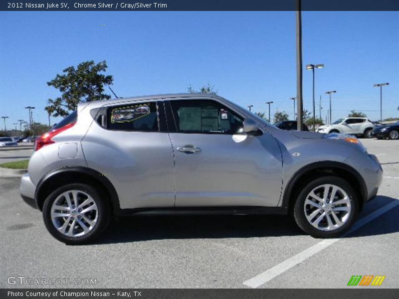 Chrome Silver / Gray/Silver Trim 2012 Nissan Juke SV
