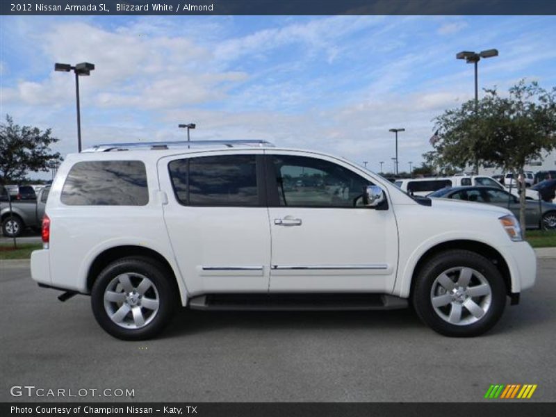 Blizzard White / Almond 2012 Nissan Armada SL