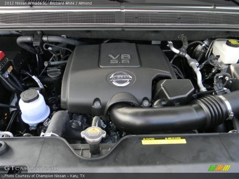 Blizzard White / Almond 2012 Nissan Armada SL