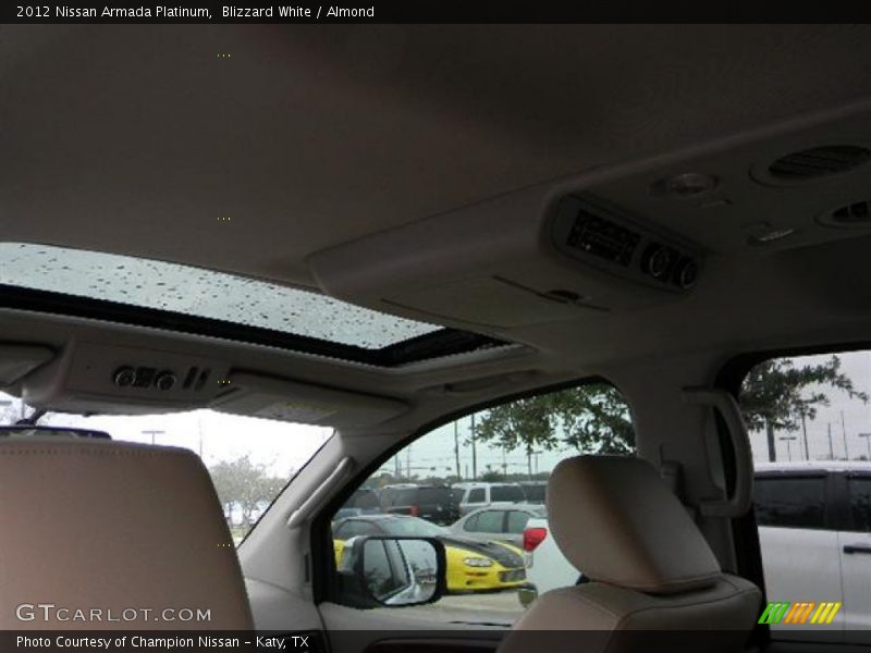Blizzard White / Almond 2012 Nissan Armada Platinum