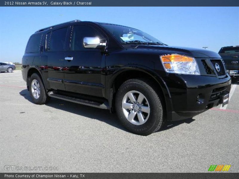 Galaxy Black / Charcoal 2012 Nissan Armada SV