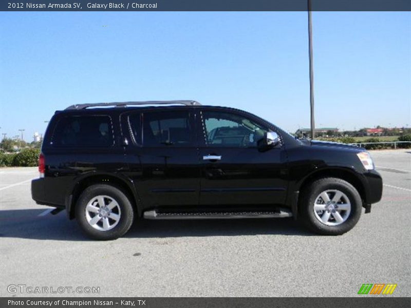 Galaxy Black / Charcoal 2012 Nissan Armada SV