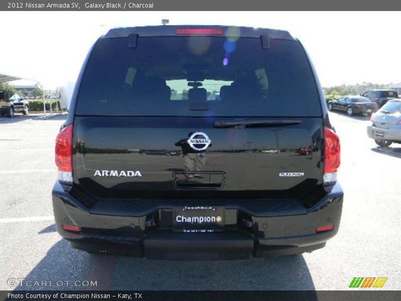 Galaxy Black / Charcoal 2012 Nissan Armada SV