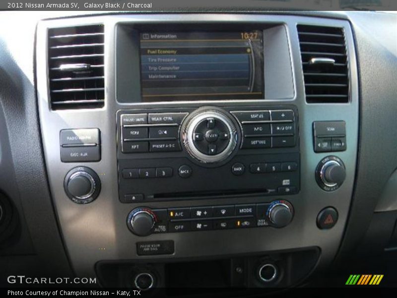 Galaxy Black / Charcoal 2012 Nissan Armada SV