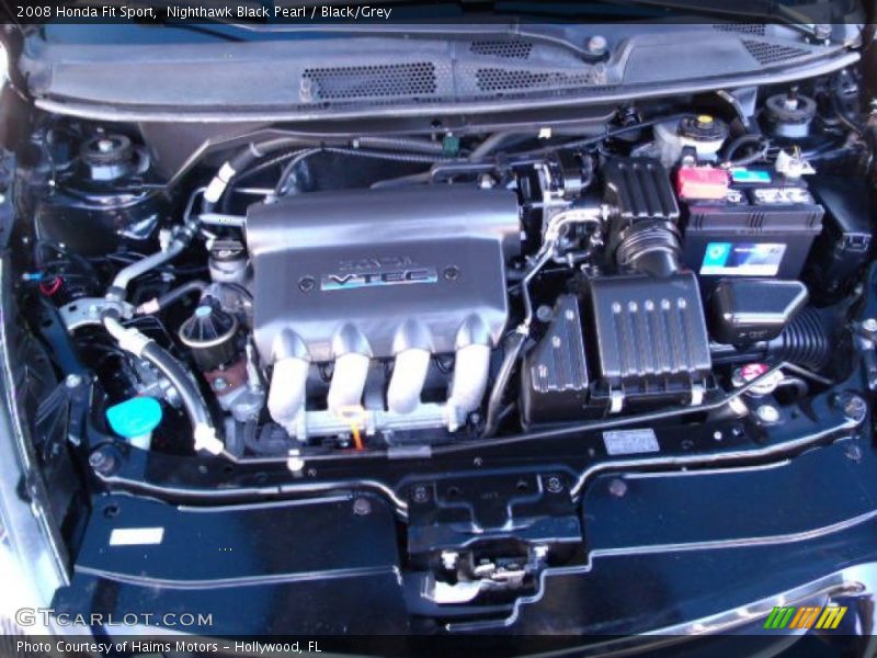 Nighthawk Black Pearl / Black/Grey 2008 Honda Fit Sport