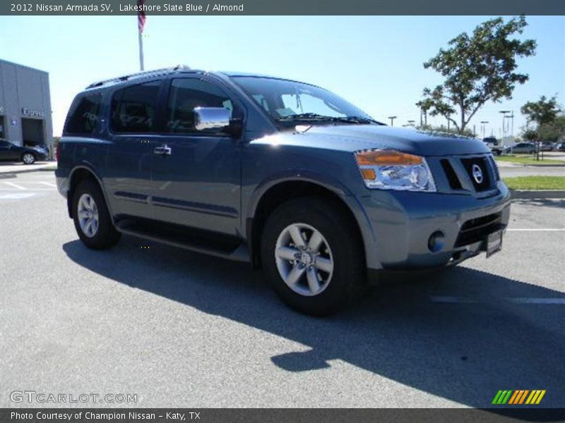 Lakeshore Slate Blue / Almond 2012 Nissan Armada SV