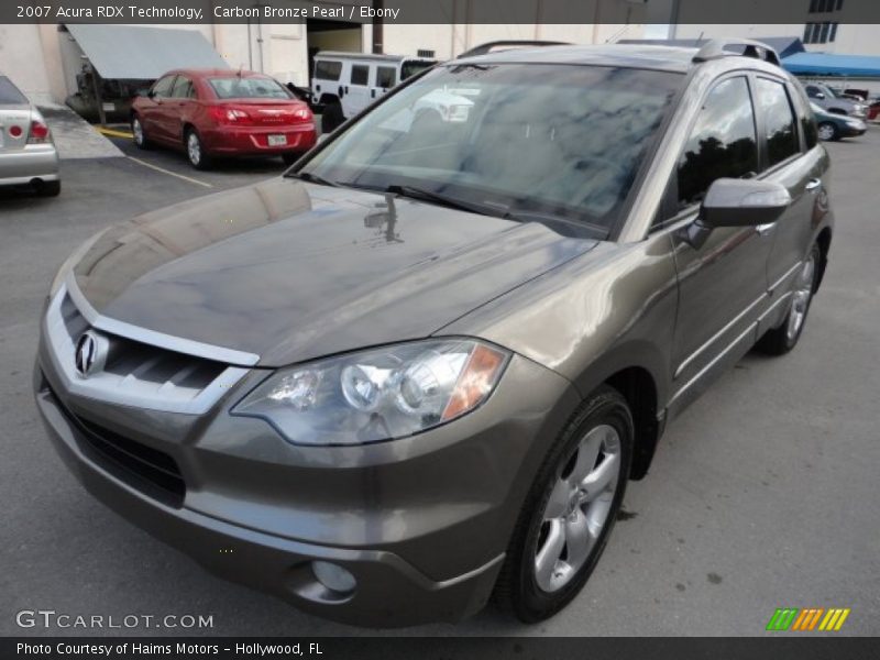 Carbon Bronze Pearl / Ebony 2007 Acura RDX Technology