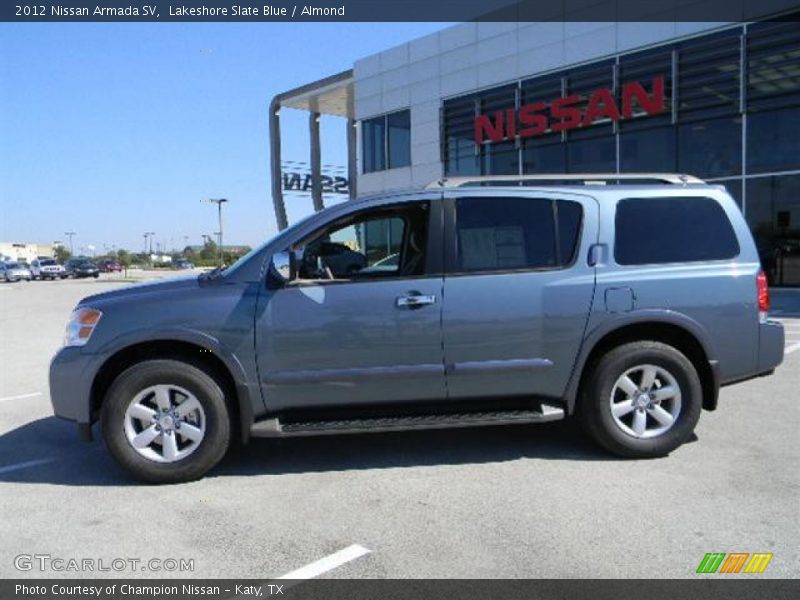 Lakeshore Slate Blue / Almond 2012 Nissan Armada SV