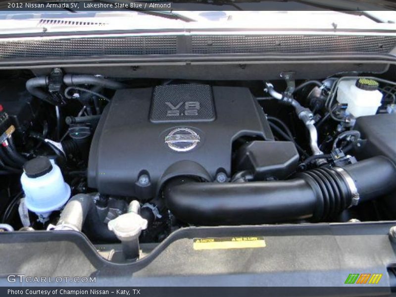 Lakeshore Slate Blue / Almond 2012 Nissan Armada SV