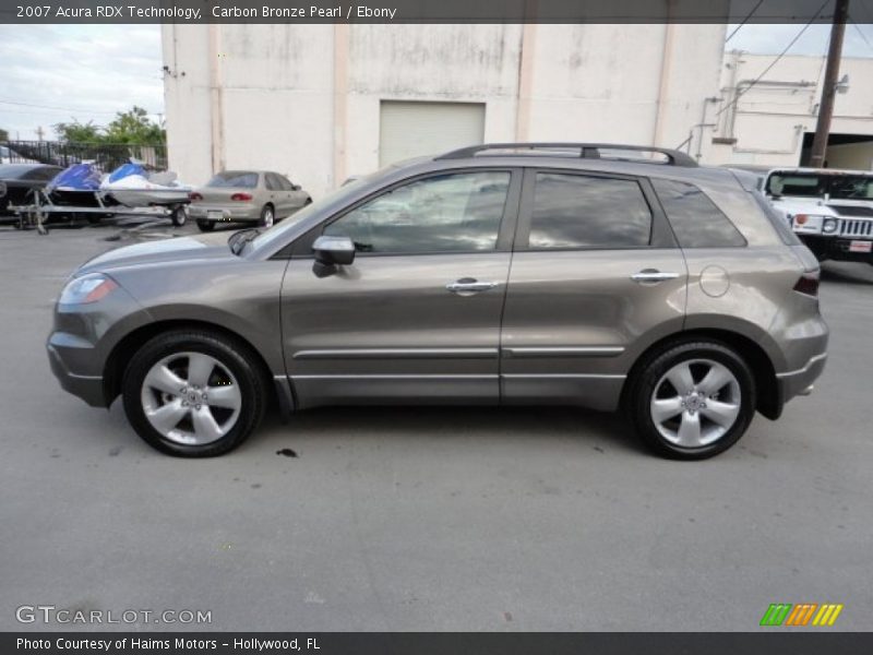 Carbon Bronze Pearl / Ebony 2007 Acura RDX Technology