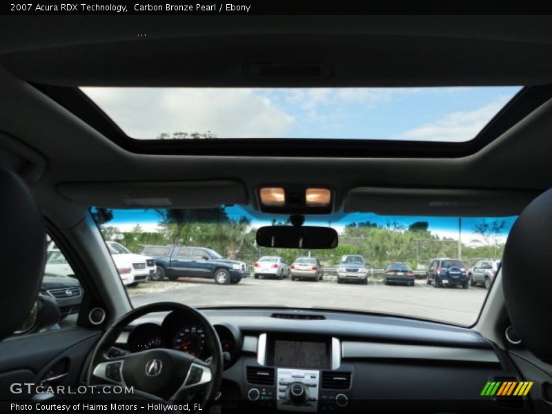Carbon Bronze Pearl / Ebony 2007 Acura RDX Technology