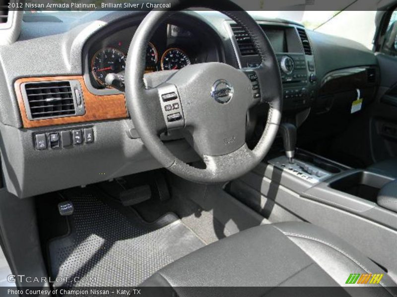 Brilliant Silver / Charcoal 2012 Nissan Armada Platinum