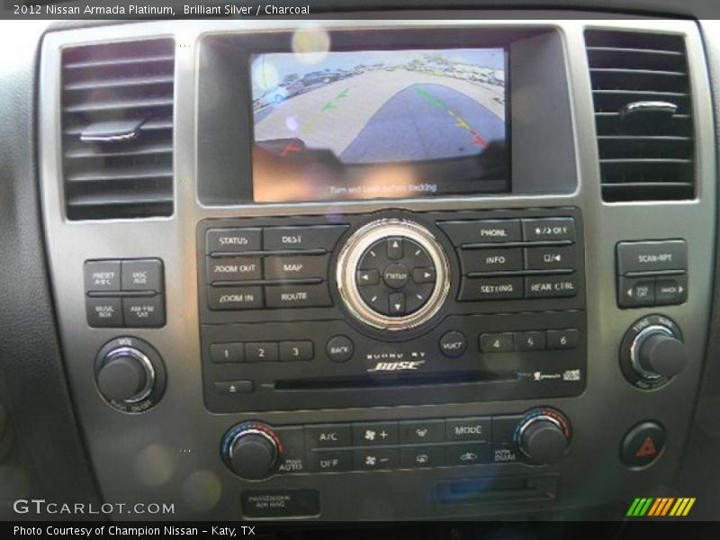 Brilliant Silver / Charcoal 2012 Nissan Armada Platinum