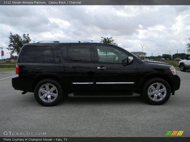 Galaxy Black / Charcoal 2012 Nissan Armada Platinum