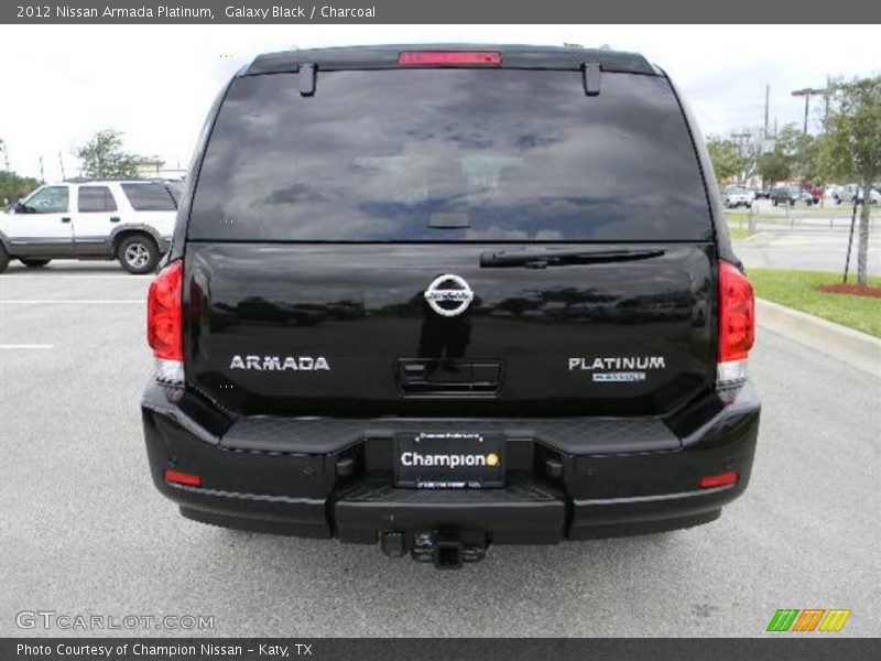 Galaxy Black / Charcoal 2012 Nissan Armada Platinum