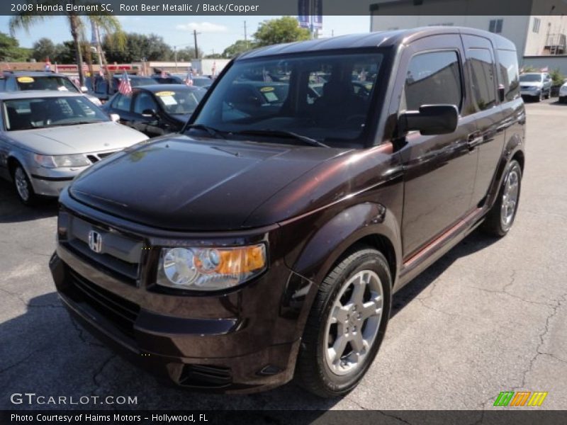 Root Beer Metallic / Black/Copper 2008 Honda Element SC