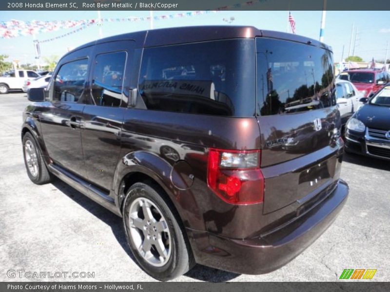 Root Beer Metallic / Black/Copper 2008 Honda Element SC