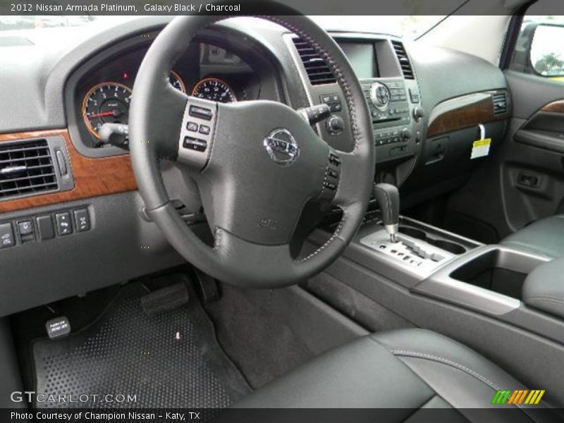 Galaxy Black / Charcoal 2012 Nissan Armada Platinum