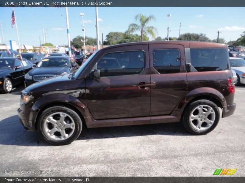 Root Beer Metallic / Black/Copper 2008 Honda Element SC