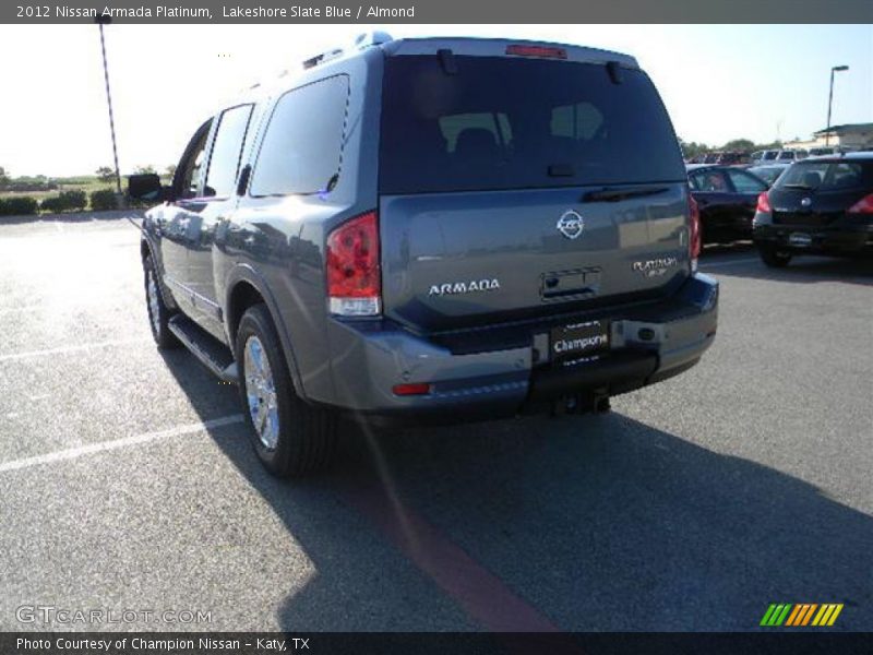 Lakeshore Slate Blue / Almond 2012 Nissan Armada Platinum