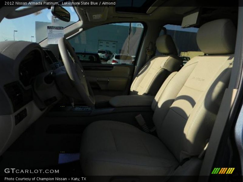 Lakeshore Slate Blue / Almond 2012 Nissan Armada Platinum