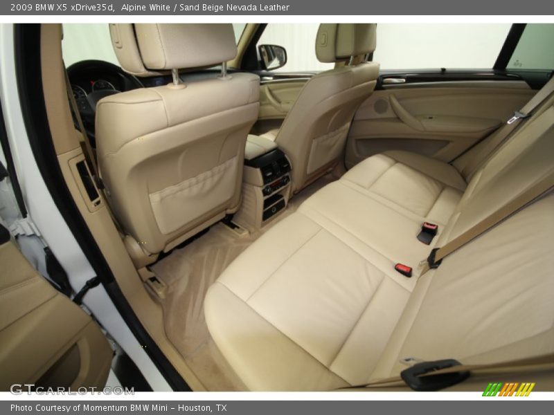 Alpine White / Sand Beige Nevada Leather 2009 BMW X5 xDrive35d