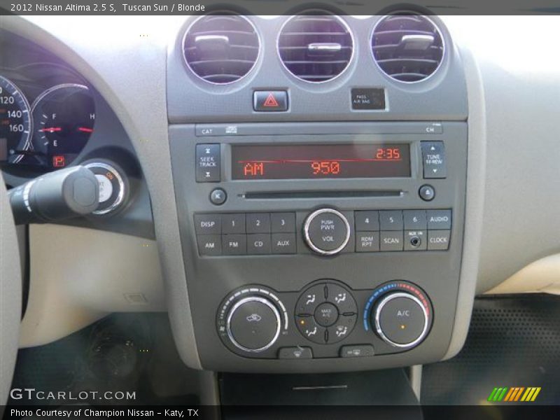 Tuscan Sun / Blonde 2012 Nissan Altima 2.5 S