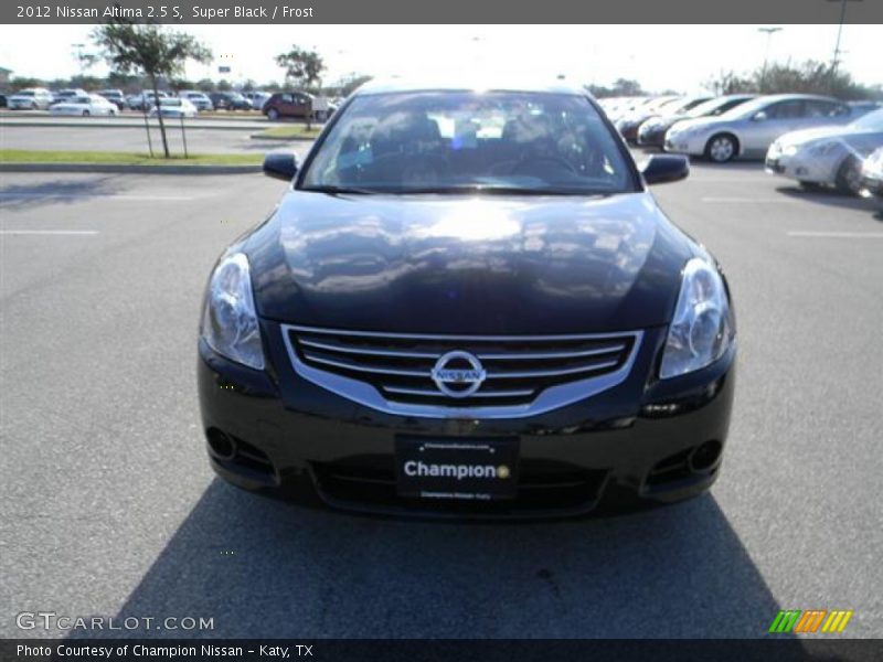 Super Black / Frost 2012 Nissan Altima 2.5 S