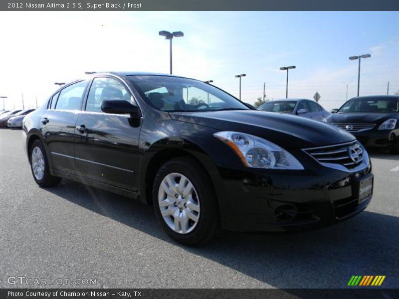 Super Black / Frost 2012 Nissan Altima 2.5 S