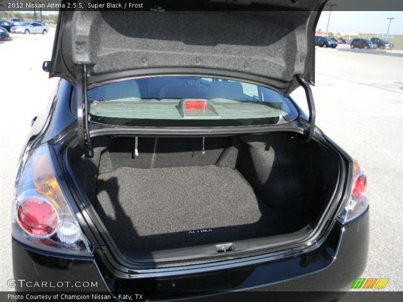 Super Black / Frost 2012 Nissan Altima 2.5 S