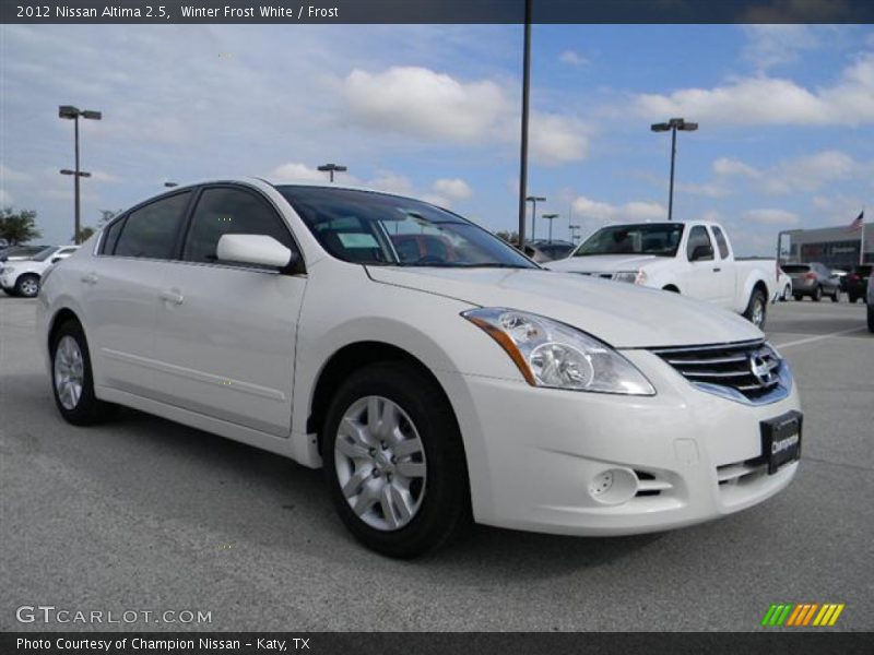 Winter Frost White / Frost 2012 Nissan Altima 2.5