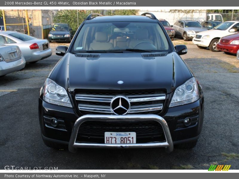 Obsidian Black Metallic / Macadamia 2008 Mercedes-Benz GL 450 4Matic