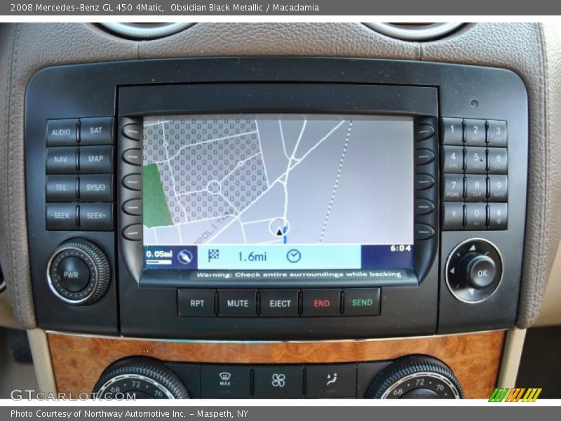 Obsidian Black Metallic / Macadamia 2008 Mercedes-Benz GL 450 4Matic