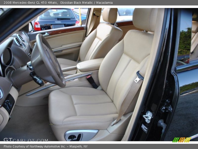 Obsidian Black Metallic / Macadamia 2008 Mercedes-Benz GL 450 4Matic