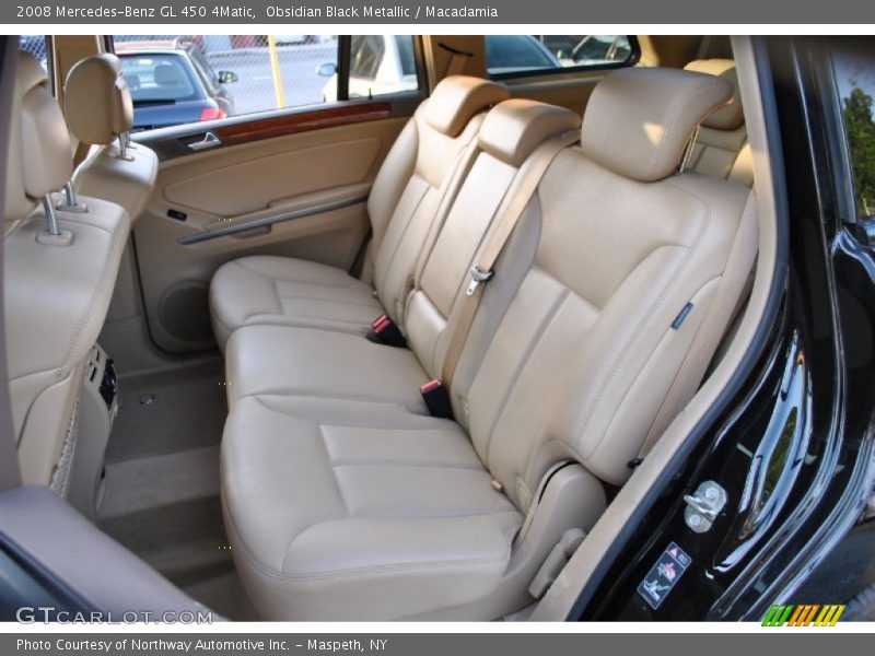 Obsidian Black Metallic / Macadamia 2008 Mercedes-Benz GL 450 4Matic