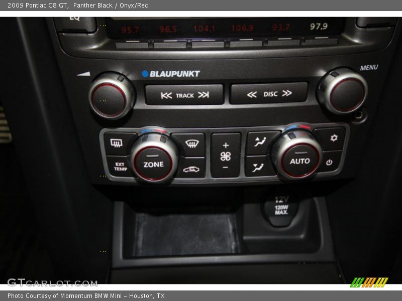 Panther Black / Onyx/Red 2009 Pontiac G8 GT