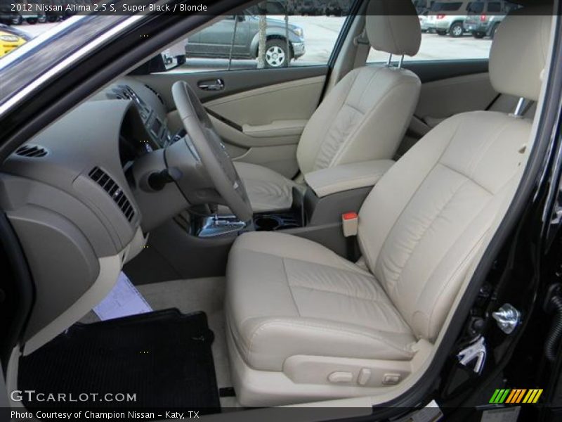 Super Black / Blonde 2012 Nissan Altima 2.5 S