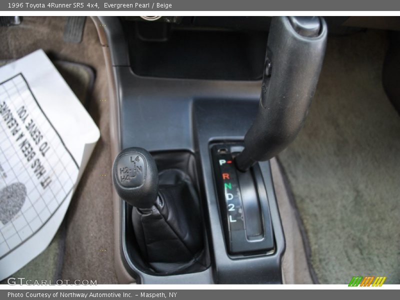 Evergreen Pearl / Beige 1996 Toyota 4Runner SR5 4x4