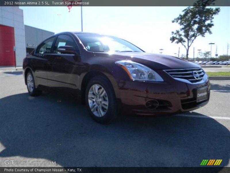 Tuscan Sun / Charcoal 2012 Nissan Altima 2.5 SL