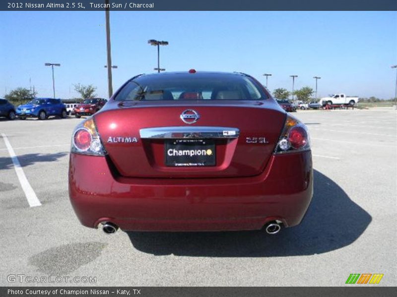 Tuscan Sun / Charcoal 2012 Nissan Altima 2.5 SL